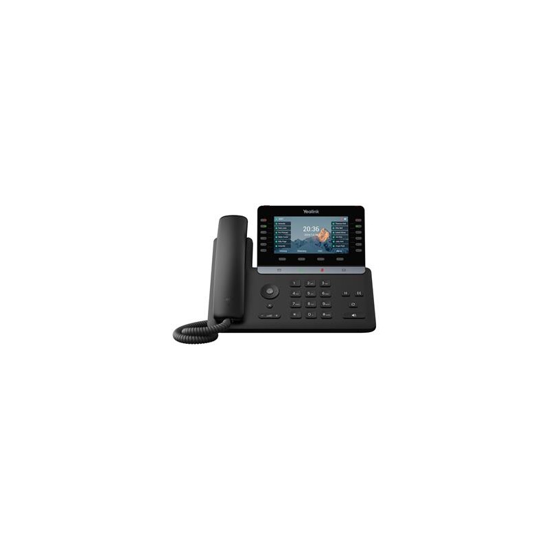 Yealink SIP-T85W SIP telefon, PoE, 5,5"bar. LCD, GigE, 16 SIP účtů, BT, Wi-Fi 6
