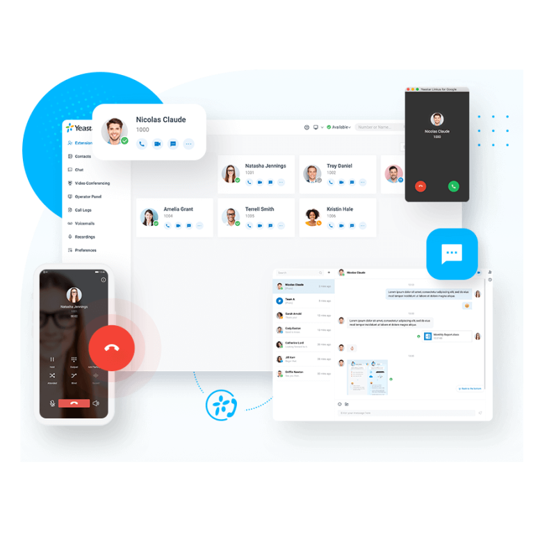 Yeastar SP licence k P560 - služby vzdáleného přístupu a instant messaging – roční předplatné