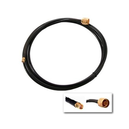 Pigtail 10m 5GHz RF240 RSMA male(dírka) - N male
