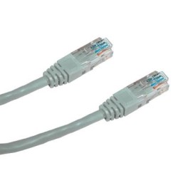 DATACOM Křížený UTP patch kabel 20m Cat5e šedý