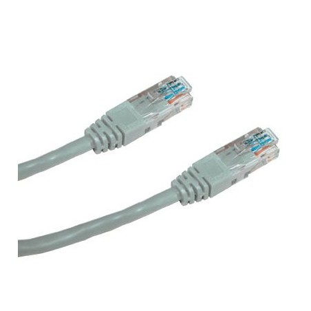 DATACOM Patchkabel 0,5 m , UTP, Cat5e, RJ45, šedý