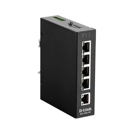 D-Link DIS-100G-5W Industrial Gigabit Unmanaged Switch
