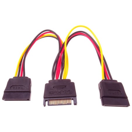 PREMIUMCORD Kabel SATA napájecí k HDD rozdvojka 2x SATA