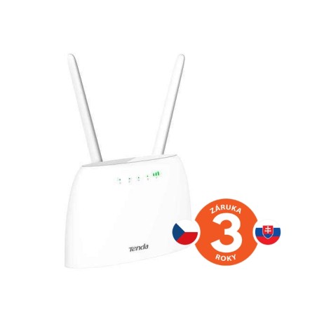 Tenda 4G07 Wi-Fi AC1200 4G LTE router, 2x WAN/LAN, 1x miniSIM, IPv6, VPN, LTE Cat.4,4x anténa,CZ app