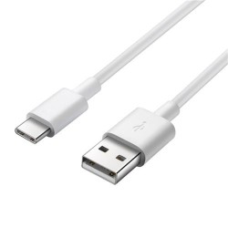 PremiumCord Kabel USB 3.1 C/M - USB 2.0 A/M, rychlé nabíjení proudem 3A, 2m, bílá