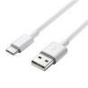 PremiumCord Kabel USB 3.1 C/M - USB 2.0 A/M, rychlé nabíjení proudem 3A, 2m, bílá