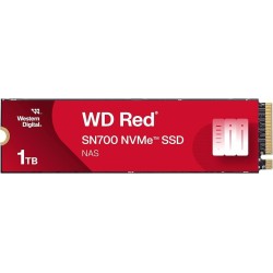 QNAP WD, SSD, Red SN700, PCIe NVMe Gen3, M.2 2280, 1TB, WDS100T1R0C