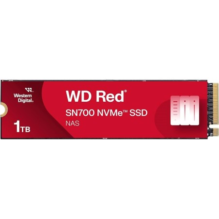 QNAP WD, SSD, Red SN700, PCIe NVMe Gen3, M.2 2280, 1TB, WDS100T1R0C