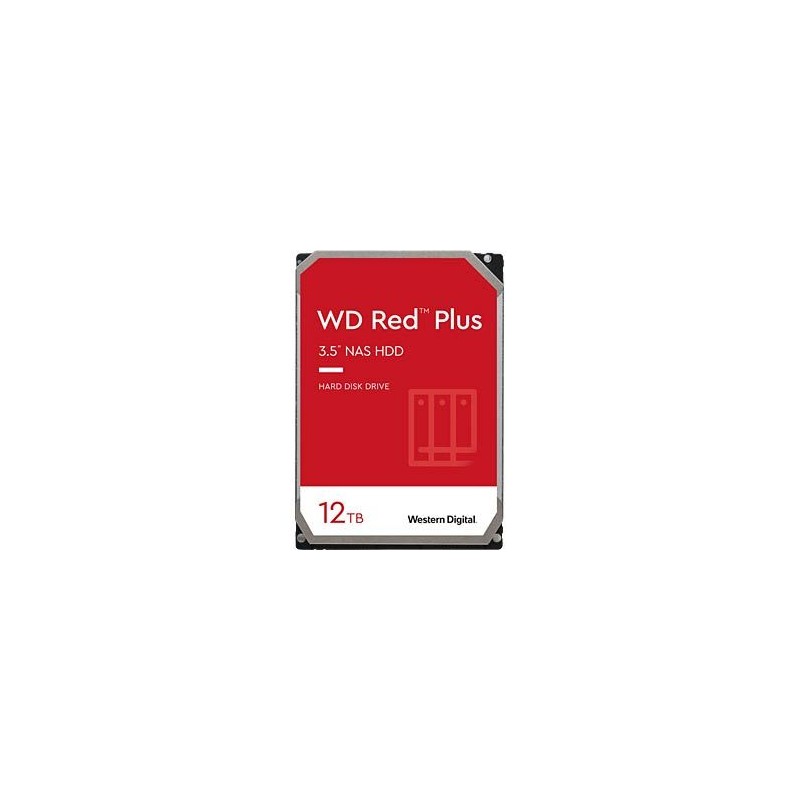QNAP WD, HDD, Red Plus, SATA III, 3.5-inch, 12TB, WD120EFGX