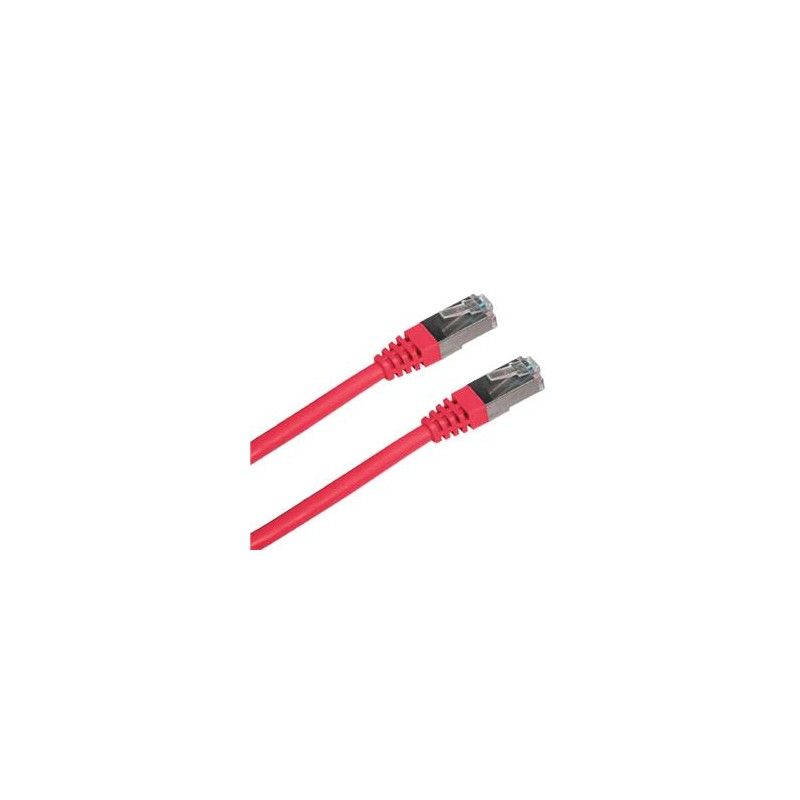 Patch cord FTP cat5e 1M červený