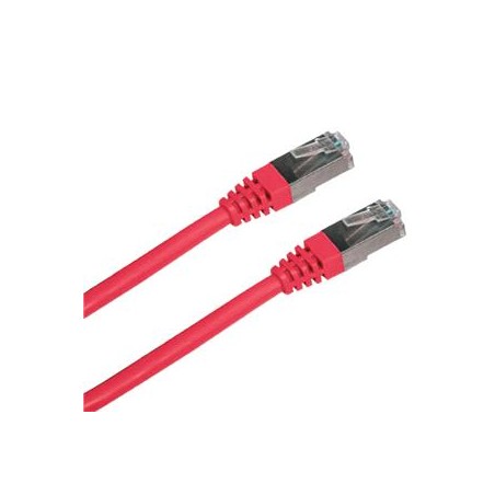 Patch cord FTP cat5e 1M červený