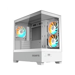 GIGABYTE case GB-C201PI, Mid tower, 2xUSB 3.0, 3x 120mm ARGB Fan, bílá