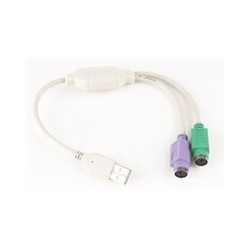 GEMBIRD Redukce USB / 2x PS/2 30cm (M/2xF, aktivní)