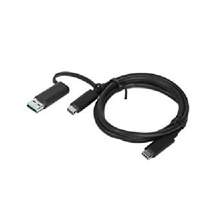 Lenovo hybrid USB-C with USB-A cable