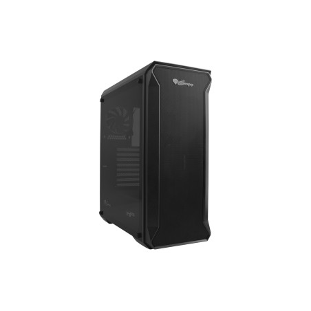 Počítačová skříň Genesis IRID 505 V2/Midi Tower/Transpar./Černá