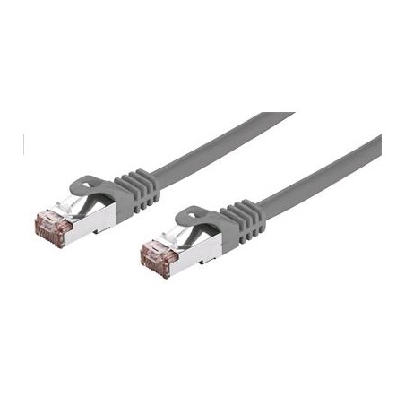 C-TECH kabel patchcord Cat6, FTP, šedý, 10m