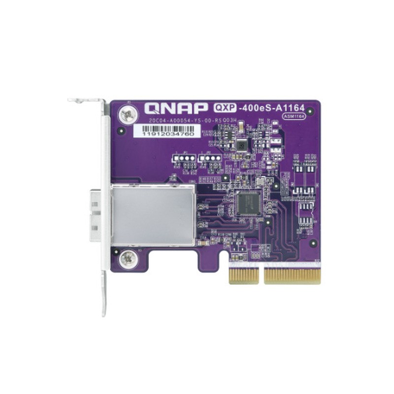 QNAP 1-port SFF-8088 SATA host bus adapter, 4 x SATA 6Gb/s , PCIe 3.0 x2, for TL SATA JBOD