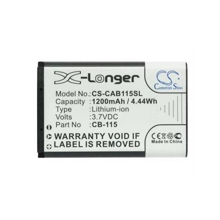 Baterie pro Caterpillar CAT B100 1200mAh, Li-ion
