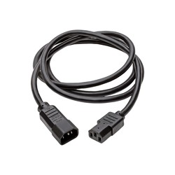 HPE 2.0m 10A C13-C14 Blk Jpr Cord