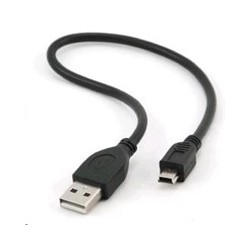 GEMBIRD Kabel USB 2.0 A-Mini B (5pin) 30cm k externím HDD (ADATA, WD, ...)