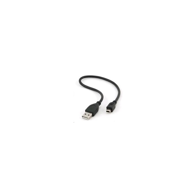 GEMBIRD Kabel USB 2.0 A-Mini B (5pin) 30cm k externím HDD (ADATA, WD, ...)