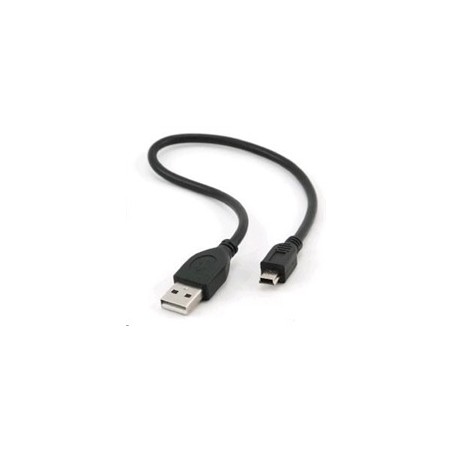 GEMBIRD Kabel USB 2.0 A-Mini B (5pin) 30cm k externím HDD (ADATA, WD, ...)