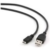 GEMBIRD Kabel USB 2.0 A-Micro B propojovací 1,8m (černý)