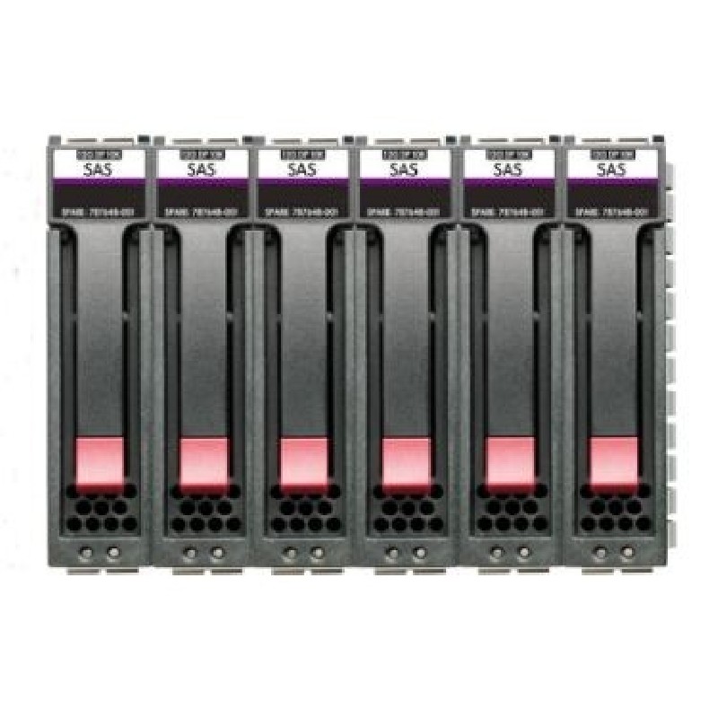 HPE MSA 5.4TB SAS 15K SFF M2 6pk HDD Bdl
