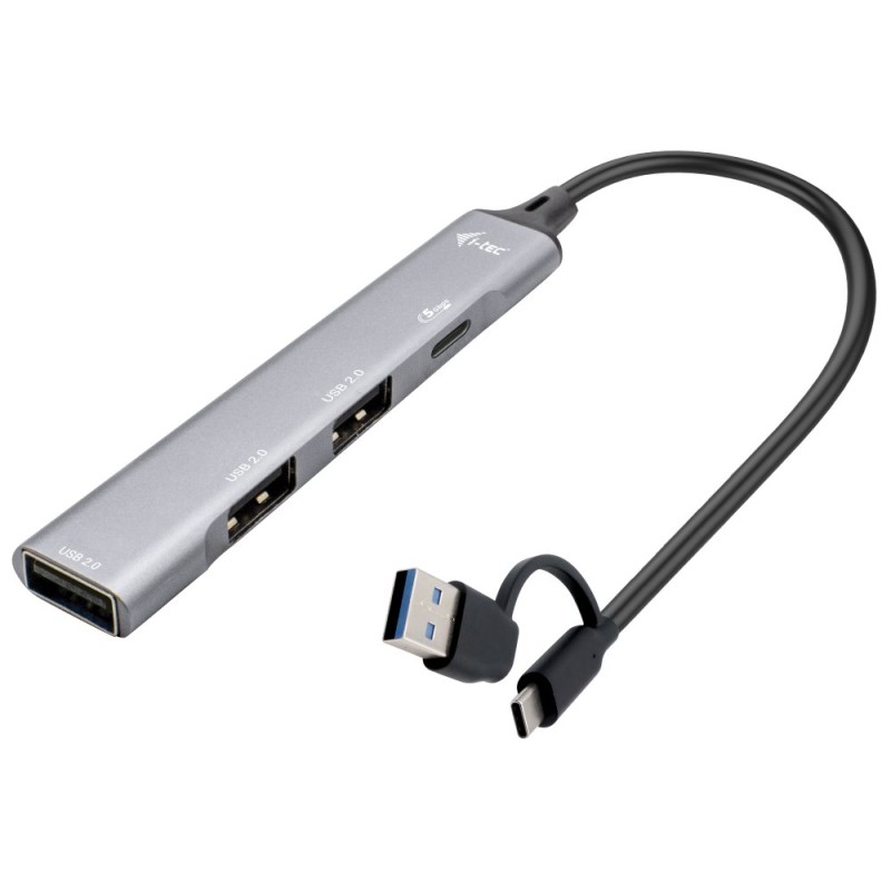 i-tec USB-A/USB-C Metal HUB 1x USB-C 3.1 + 3x USB 2.0