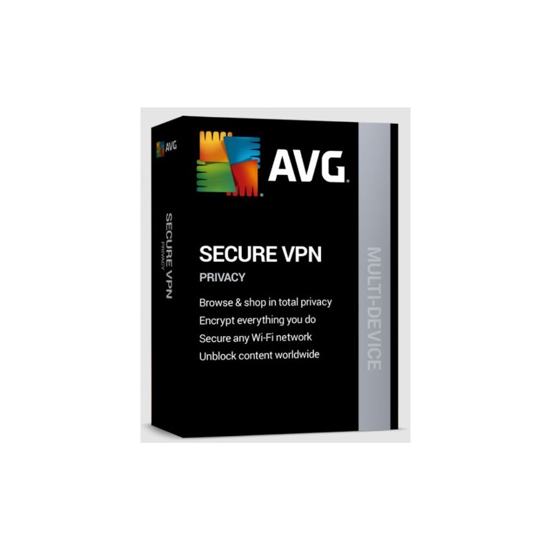 AVG Secure VPN (Multi-device, up to 10 device) 2 Years