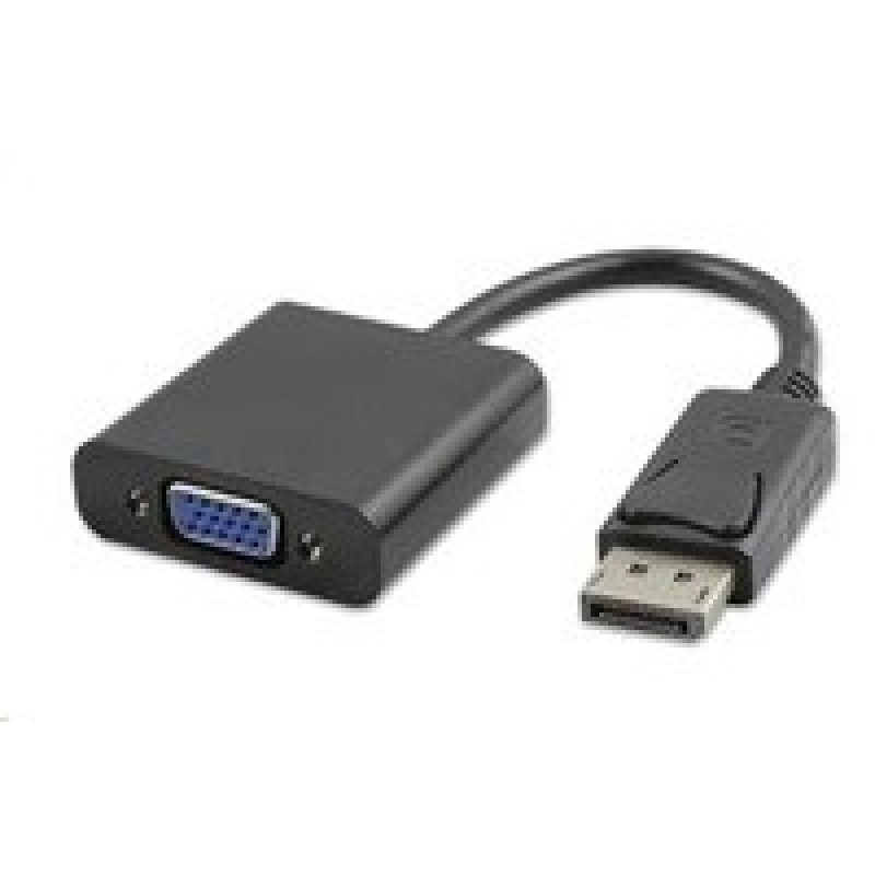 PREMIUMCORD Redukce DisplayPort - VGA 15cm (M/F, černá)