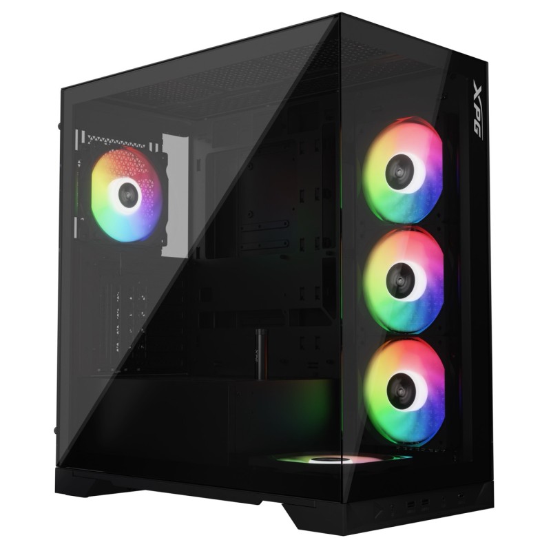 ADATA XPG case INVADER X Mid-Tower, bez zdroje, 5x 120mm Fan, Černá