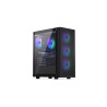 ENDORFY Case Ventum 200 ARGB, Průhledná bočnice, ATX, 4x120mm ARGB Fan, černá