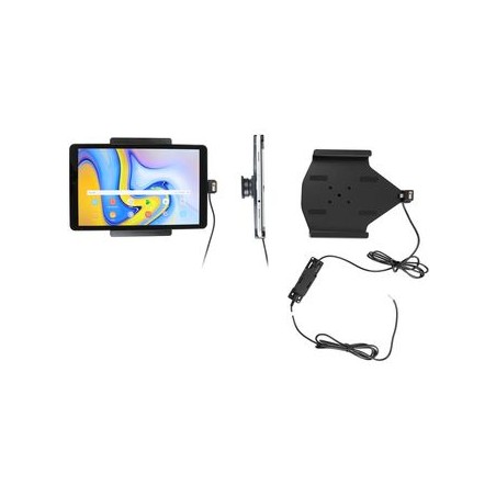 Brodit držák do auta na Samsung Galaxy Tab A 10.5 SM-T590/SM-T595d bez pouzdra, se skrytým nabíjením