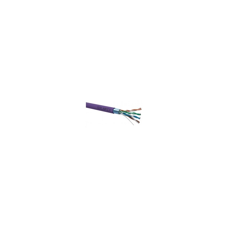 Instalační kabel Solarix FTP, Cat5E, drát, LSOH, box 305m
