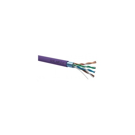 Instalační kabel Solarix FTP, Cat5E, drát, LSOH, box 305m