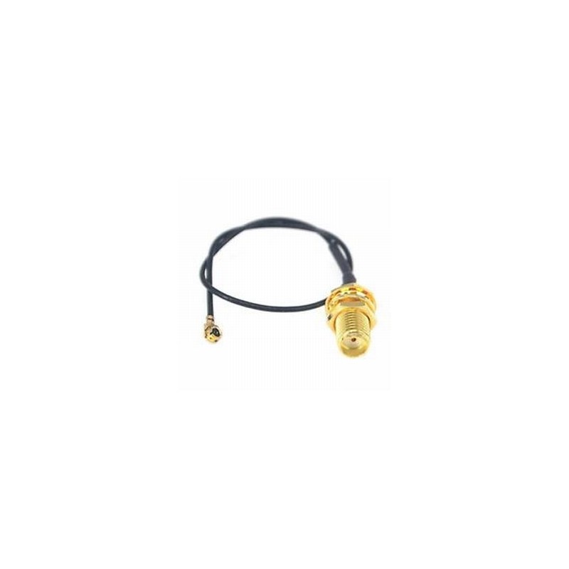 Pigtail u.Fl (IPEX)-SMA female pigtail kabel, 15cm
