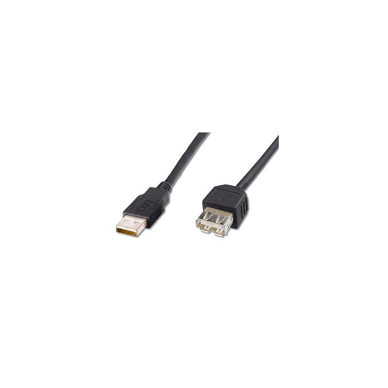 PremiumCord USB 2.0 kabel prodlužovací, A-A, 3m černá