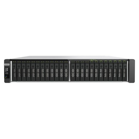 QNAP TDS-h2489FU-R2-4314-128G (2x Xeon, 128GB RAM, 24x 2,5" U.2/SATA, 4x PCIe, 4x 2,5GbE, 2x 25GbE)