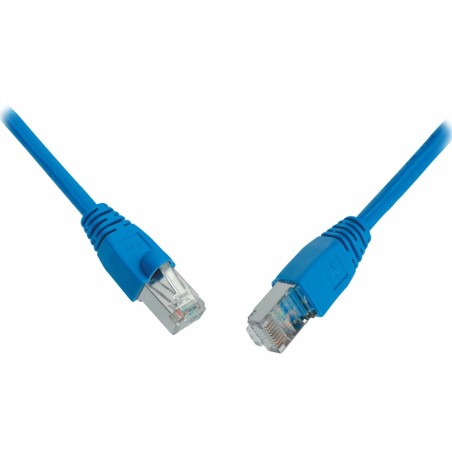 SOLARIX patch kabel CAT5E SFTP PVC 10m modrý