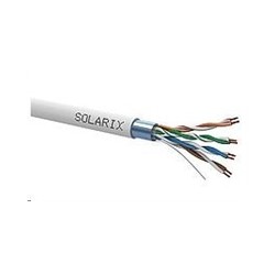 Instalační kabel Solarix FTP, Cat5E, licna, PVC, box 305m
