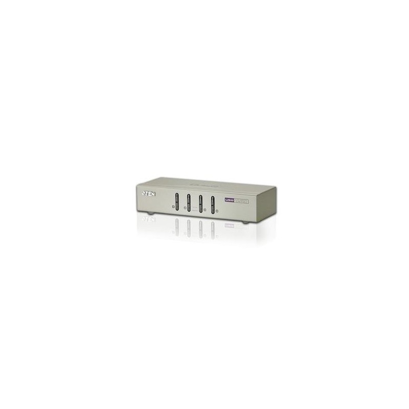 Aten 4-port KVM USB, audio 2.1, včetně kabelů